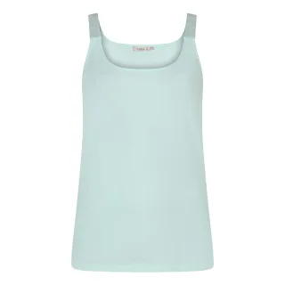 Esqualo - Singlet mit Lurex-Trägern grün - Gr. - M