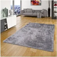 Snapstyle Hochflor-Teppich Hochflor Shaggy Teppich Luxus Feeling Mix, Rechteckig, Höhe: 48 mm