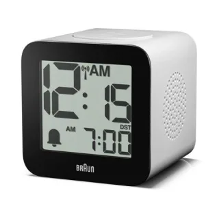 Braun BC 25 WP-DCF weiß Funkwecker mit Sprachausgabe
