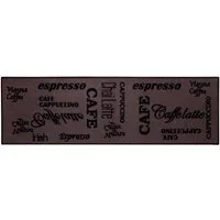 Andiamo Küchenläufer Espresso, rechteckig, Höhe: 5 mm, mit Schriftzug, rutschhemmend, Küche, Kundenliebling