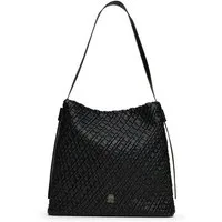 Tommy Hilfiger Tragetasche TH BRAIDED MAXI HOBO, Damen Umhängetasche, Schultertasche mit TH-Logo