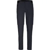 Bergson Outdoorhose VIDAA COMFORT Zipp Off (slim) Damen Wanderhose, leicht strapazierfähig, Kurzgrößen, Nacht blau