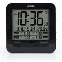 Alecto Wecker AK-20 Thermometer, Schlummerfunktion, 4 Weckzeiten für flexiblen Einsatz