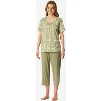 Schiesser Pyjama Comfort Essentials (2 tlg) Schlafanzug, Pyjama Set, Nachtwäsche