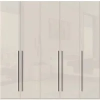OTTO home Kleiderschrank Piano, UV lackiert, hochglänzend in beige oder weiß, FSC-zertifiziert (Made in Europe) in vielen Breiten, Höhe 224cm, mit Soft-Close Funktion