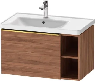 Duravit D-Neo Waschtischunterbau wandhängend Nussbaum Matt 784x452x440 mm - DE4258034790000 DE4258034790000
