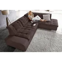 sit&more Ecksofa Pale L-Form, inklusive Kopfteilverstellung, wahlweise mit Bettfunktion