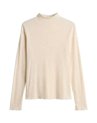 Opus - Shirt - Suhanna curly beige - Gr. - 44