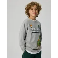 Name It Langarmshirt NKMAR MINECRAFT LS NREG TOP BOX NOOS BFU Baumwolle, regular fit, mit Minecraft Druck