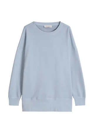 Marc OPolo Casual - Logo-Sweatshirt loose grey horizon - Gr. - M
