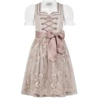Nübler Dirndl Kinderdirndl 3-teilig Stella in Taupe von Nübler - Rocklänge knielang