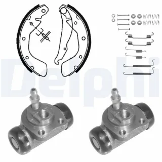 Delphi Bremsbacken hinten Daewoo Espero Lanos Nexia Opel Astra Corsa Vectra