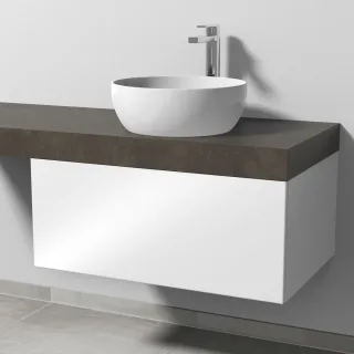 Sanipa Waschtischunterbau mit Auszug 2morrow (P2323) 340x800x520 Weiß-Glanz, P232378 P232378