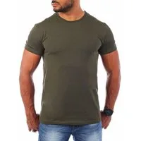 Young & Rich T-Shirt Herren Uni Basic rundhals Ausschnitt Unterziehshirt 1701 Rundhalsauschnitt unifarben kurzarm regular fit