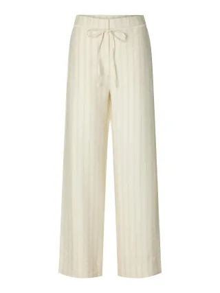 selected women - SLFMARIE-JOHANNE HW PANT B Egret - Gr. - 38