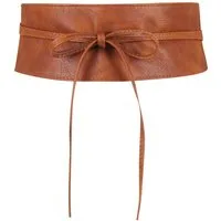 Frentree Taillengürtel damen mit eleganter Schleife, Kleidergürtel mit breitem Bund (Breiter Wickelgürtel zum Schnüren) Obi Gürtel, Bindegürtel für Kleider, Blusen und Mäntel