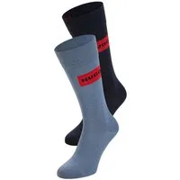 HUGO Socken RED LABEL (2-Paar) mittelhoch, verstärkte Fersen- und Zehenbereich, Rippbündchen