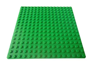 1x Lego Bauplatte [25g 12.7x12.7x0.3cm 16x16 Noppen] grün