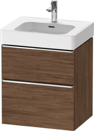 Duravit D-Neo Waschtischunterbau wandhängend Nussbaum dunkel Matt 584x452x625 mm - DE4376010210000 DE4376010210000