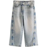 Next Weite Jeans Weite Jeans mit ausgefranstem Saum (1-tlg)