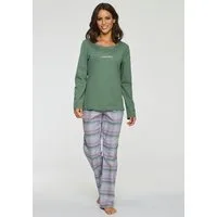 Vivance Dreams by Lascana Pyjama (Set, 2 tlg) aus kuschelig weichem Flanell