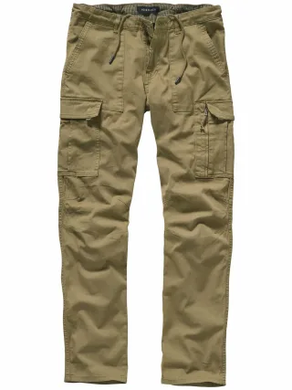 Mey & Edlich Herren Columbus-Cargo Grün 98 % Baumwolle, 2 % Elasthan