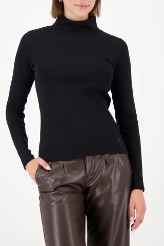 monari - Langarmshirt mit Rollkragen schwarz - Gr. - 38