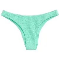 Next Bikini-Hose Gesmokte Bikinihose mit hohem Beinausschnitt (1-St)