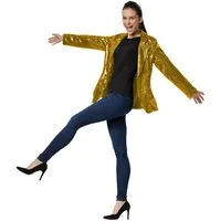 dressforfun Blouson Pailletten-Jackett Damen