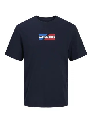 JACK&JONES - JJCORP GRAPHIC TEE SS O-NECK LN sky captain - Gr. - M
