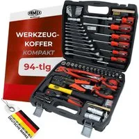 FAMEX Werkzeugset 144-47 Werkzeugkoffer bestückt, (Werkzeugkasten, 89-tlg., Werkzeugkiste), Werkzeug Satz, CV Stahl, Auto