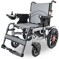 Vankel Elektrorollstuhl Elektrisch Faltbar Leicht bis 150KG, Faltbar, 25 km, seniorenmobil, 2x250W, 6,00 km/h E-Rollstuhl