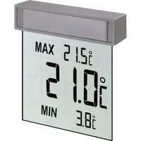 TFA Dostmann Hygrometer TFA Dostmann 30.1025 Fenster-Thermometer Silber 30.1025