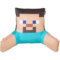 Minecraft Sitzkissen - praktisches Lesekissen mit Rückenlehne - in 3 versch. Designs, Relaxkissen aus weichem Samt mit Rückenlehne - Perfekt zum Entspannen