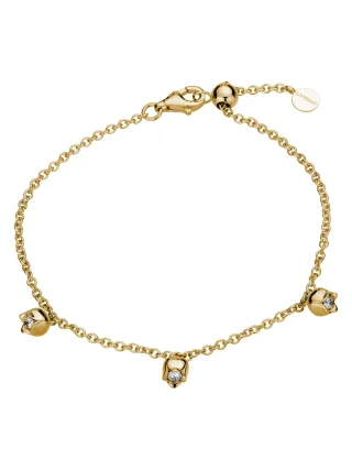 Lyomi Armband 585/- Gelbgold 3 synth. Diam. 0,15 ct.