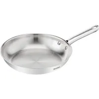 Tefal Bratpfanne Duetto On, Edelstahl (1-tlg), unversiegelt, Induktion, genieteter Griff, backofengeeignet