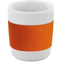 KAHLA Becher touch! henkelloser Becher mit Samt-Banderole, 1-tlg., Porzellan, Made in Germany