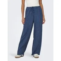 JDY Schlupfhose JDYPOWER MW WIDE PANT WVN NOOS Materialmix, regular fit