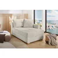 Jockenhöfer Gruppe Recamiere Romeo, B: 164 cm, Liegefl: 90x210 cm, Schlaffunktion, Schlafsofa mit Bettfunktion, Bettkasten & Kissen, Federkern