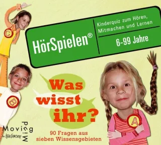 Was wisst ihr?: Kinderquiz zum Hören Mitmachen und Lernen 6-99 Jahre Sprecher: Nina Giesen mit Emma Johnny Lena und Gabriel 1 CD 50 min. (HörSpielen)