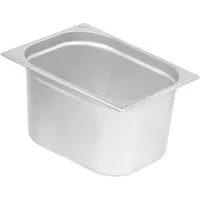 Mahlzeit Thermobehälter GN Behälter 1/2, Höhe 200 mm, Edelstahl Gastronomiebehälter, Edelstahl, für Chafing Dish