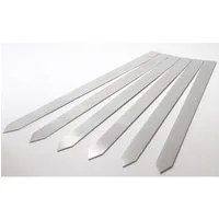 Kette´s Grillzubehör Grillspieß Edelstahl Adana Grillspieße extra breit 24mm und450mm lang (10-St), Rostfrei, Starkes Material 2mm