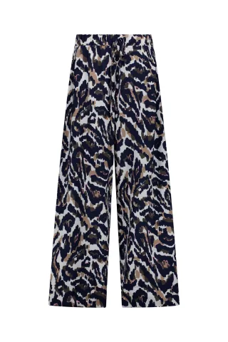 Studio Anneloes - Grace leopard trousers multi color - Gr. - S