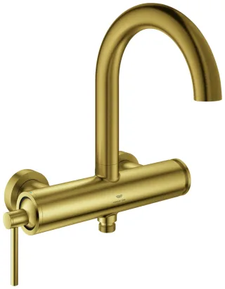 GROHE Einhand-Wannenbatterie Atrio 24367 Wandmontage cool sunrise geb., 24367GN0 24367GN0