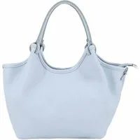 ITALYSHOP24 Shopper Made in Italy Damen Leder Tasche Tote Bag Business Handtasche Freizeit, Schultertasche Crossbody Beuteltasche Henkeltasche Ledertasche Urlaub