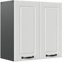 Vicco Hängeschrank R-Line, Weiß Landhaus/Anthrazit, 60 cm (1-St)