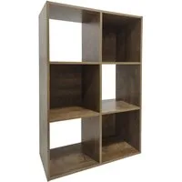 HTI-Line Bücherregal Regal Thekla 6090, Stück, Standregal Bücherregal Raumteiler 6 Regalfächer