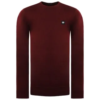 Weekend Offender Silver Herren Burgunder Pullover