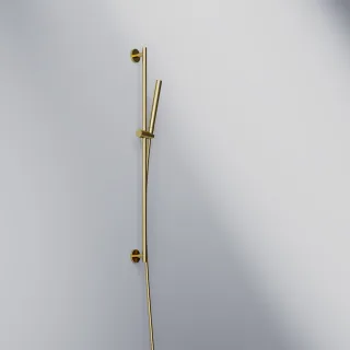 Steinberg Brausegarnitur 90cm, Mikrofonhandbrause, brushed gold, 100 1601 BG 100 1601 BG
