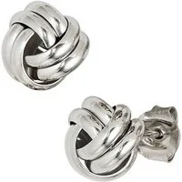 JOBO Paar Ohrstecker, Knoten 925 Silber